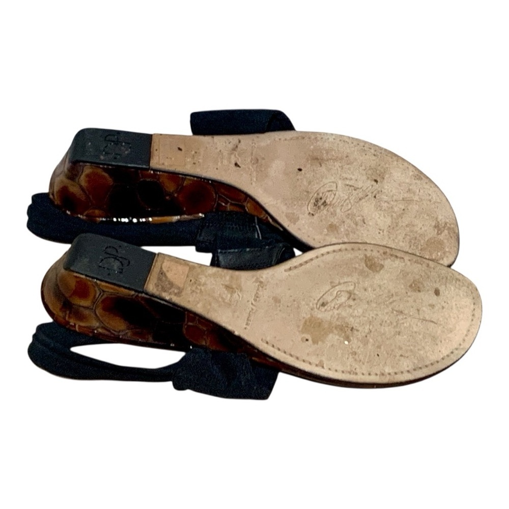 Donald J Pilner Dasan Wedge Sandals Size 7.5 - Picture 8 of 9